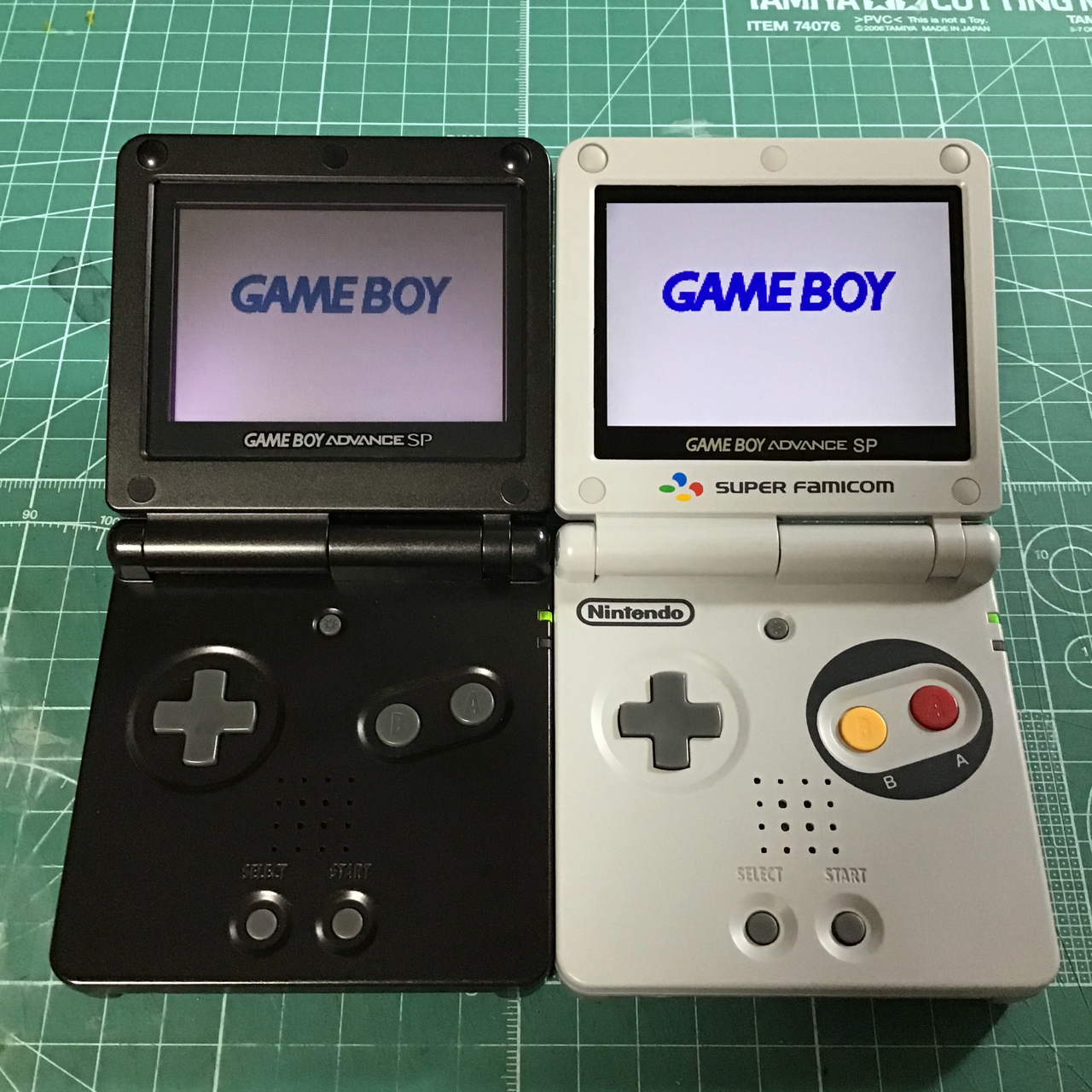 ゲームボーイアドバンス SP GBA 本体 IPS V3 バックライト仕様 91 